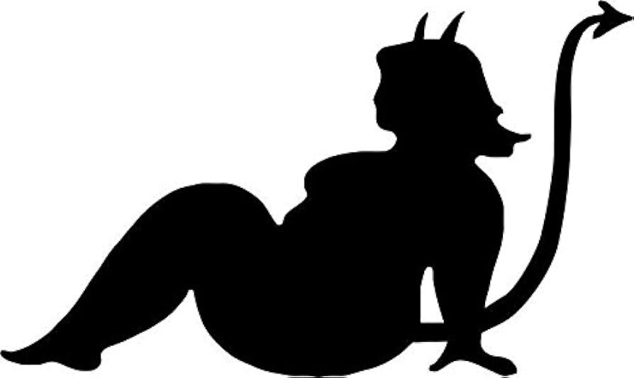 MudFlap Fat Girl Curvy Girl VINYL STICKER DECAL THICK FULL FIGURE BBW