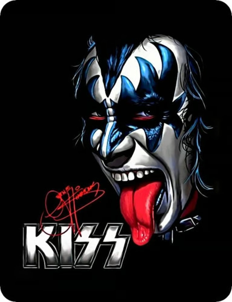 Kiss Rock n Roll Sticker Decal Laptop Wall Mirror Cup Tumblr Locker
