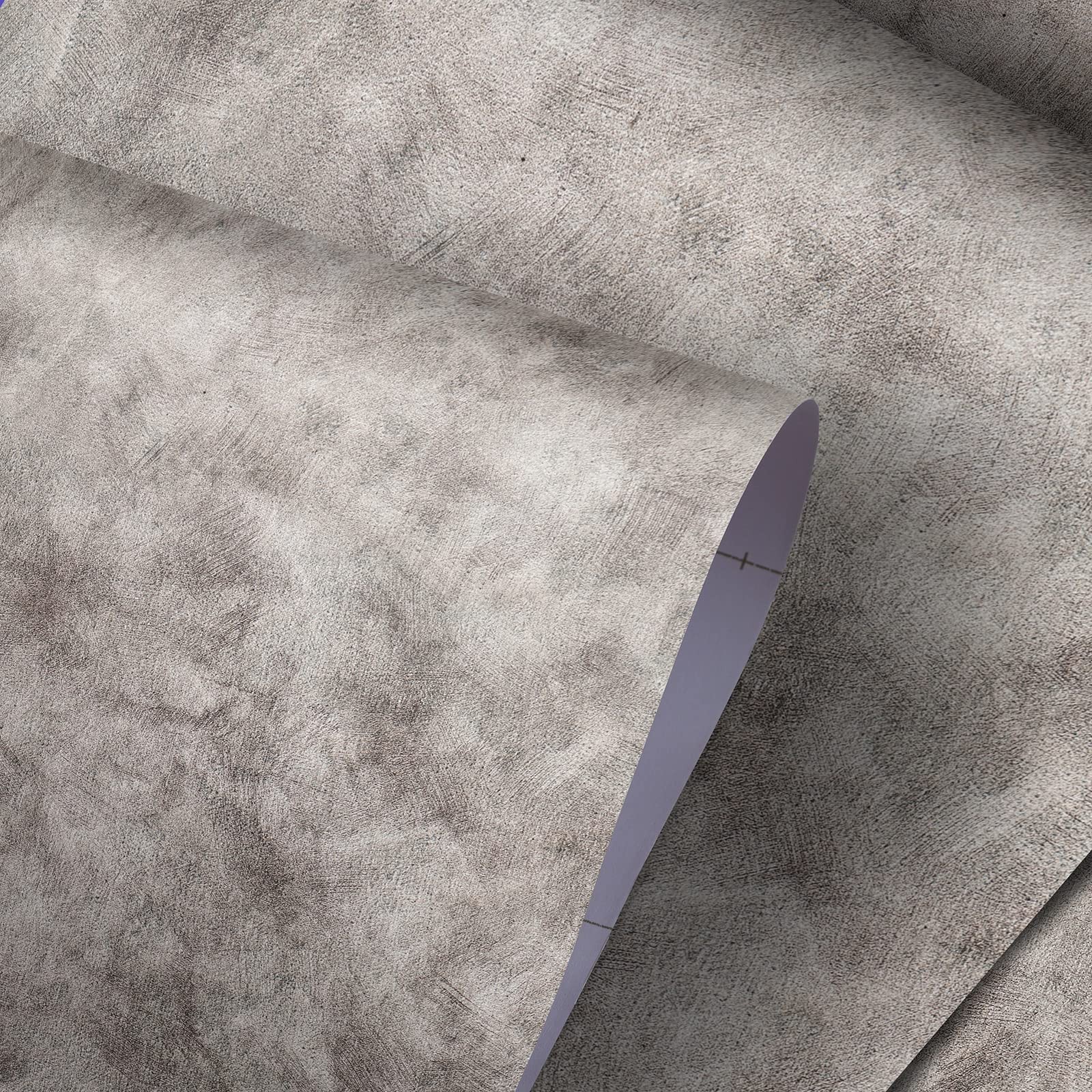 16″×118″ Gray Concrete Wallpaper Peel and Stick Contact Paper Limewash Whit