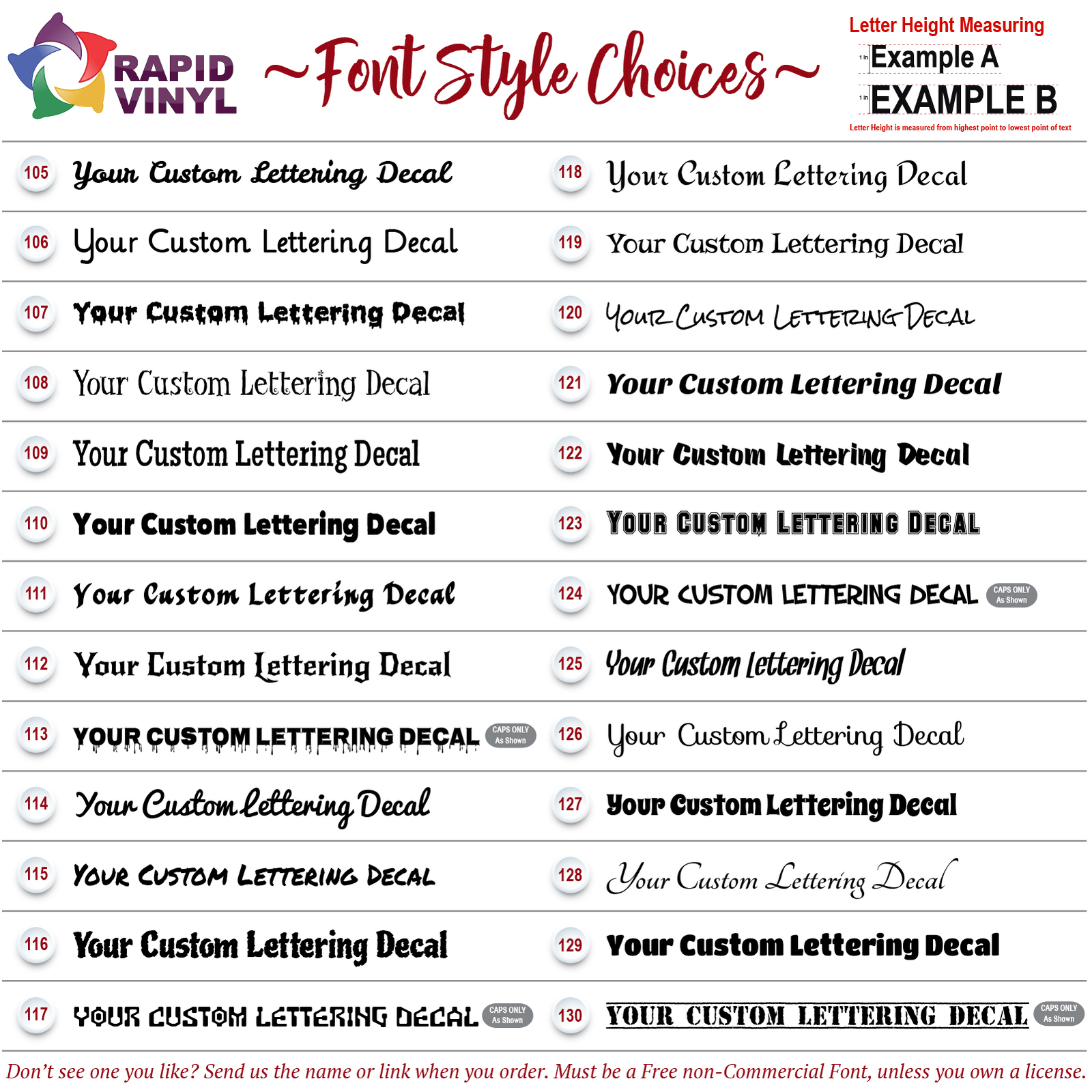 Custom Vinyl Lettering Signage Decal Sticker Business Car Boat RV Truck Window