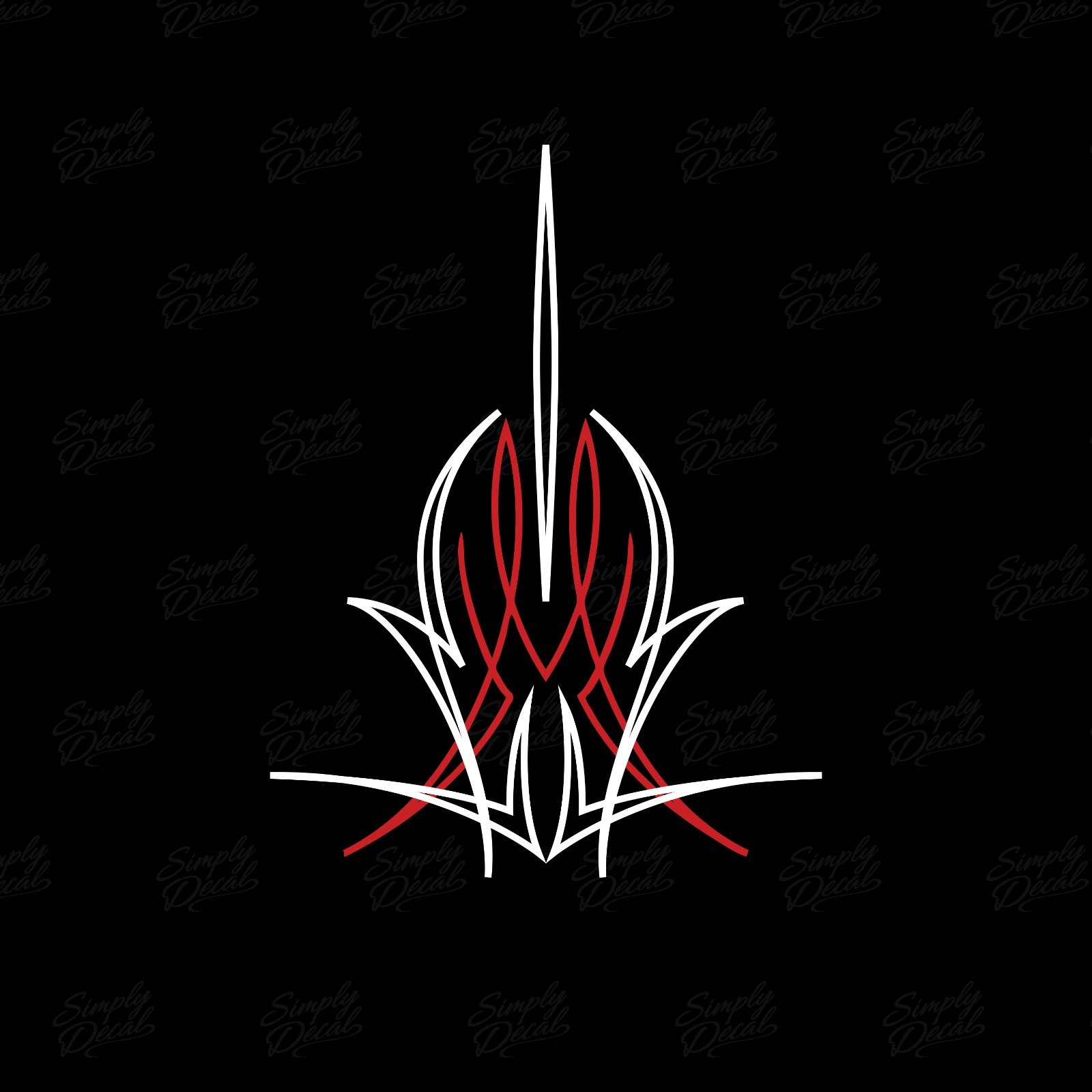 Hot Rod Pinstripe Decal – Vinyl Pinstripe Scrolls for Car Truck and Motorcycle