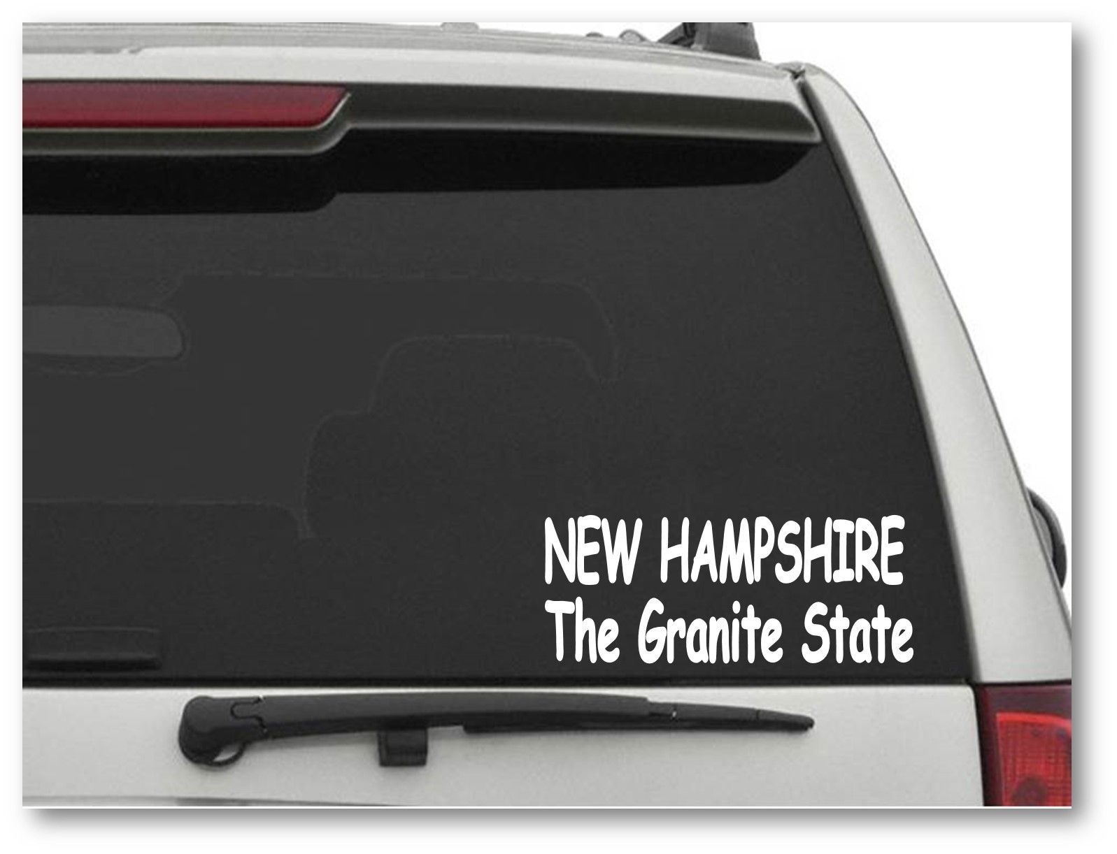 NEW HAMPSHIRE THE GRANITE STATE Decal Sticker CW7164