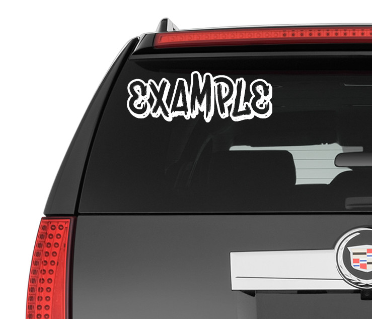 Vinyl Decal Truck Car Sticker Laptop – Music Bands Lady Gaga Logo