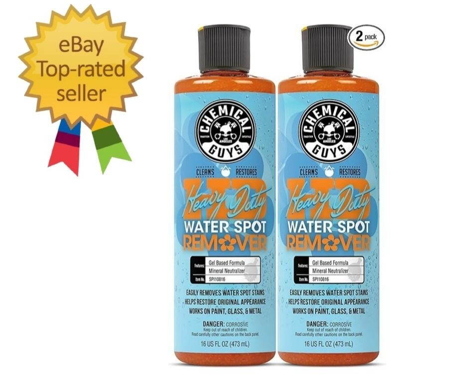 Spot Remover Gel 16 Fl Oz Pack of 2 Water Heavy Duty Chemical Guys Paint Glass