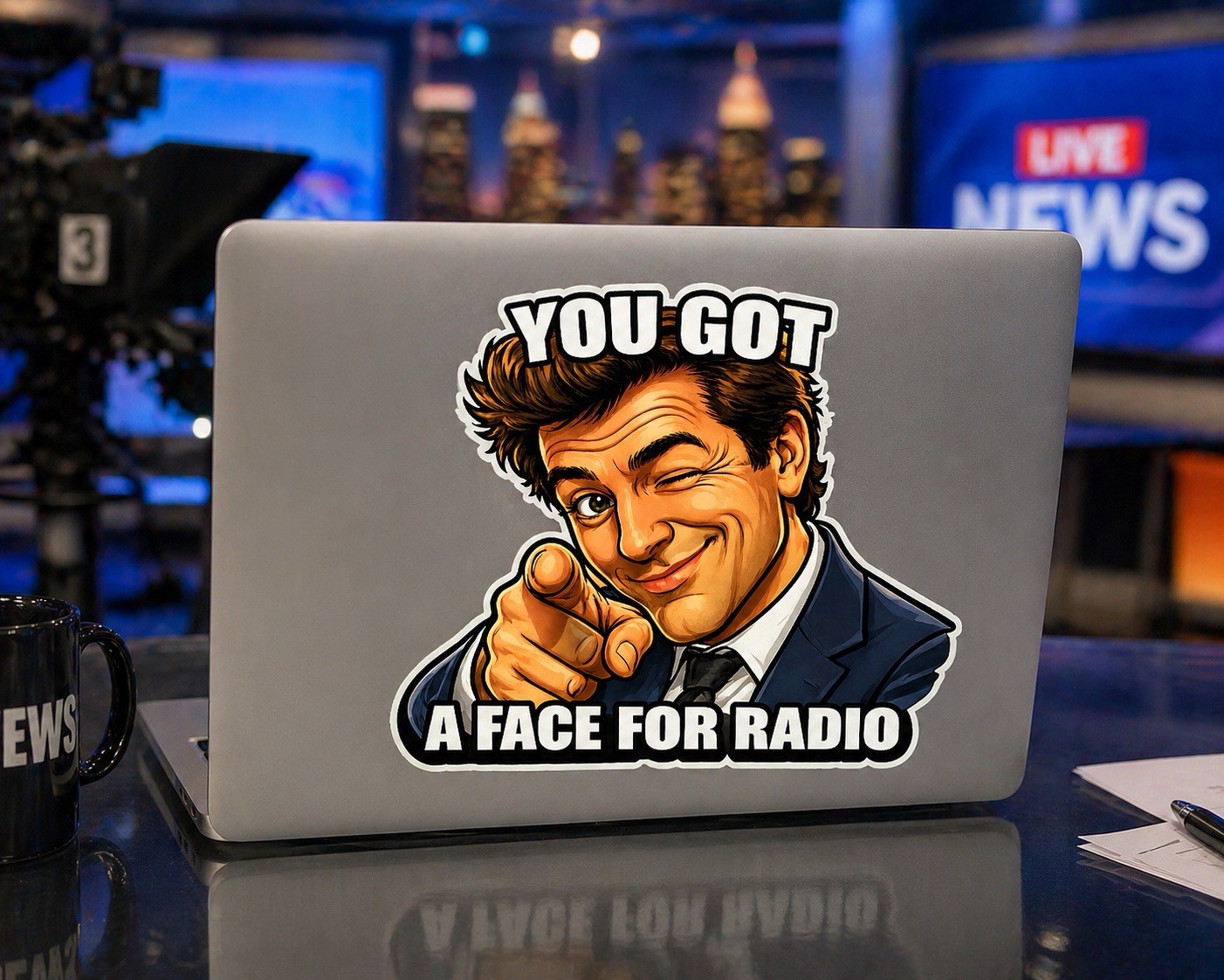 STICKER (BUY 2, GET 1 FREE) You Got A Gave For Radio Vinyl Sarcasm Funny Humor