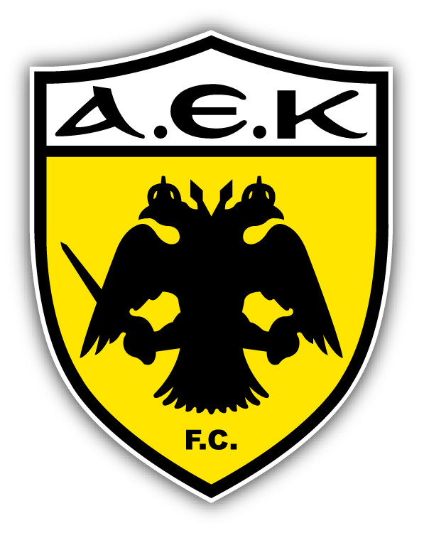 AEK FC Athens Soccer Football Car Bumper Sticker Decal 4” x 5”