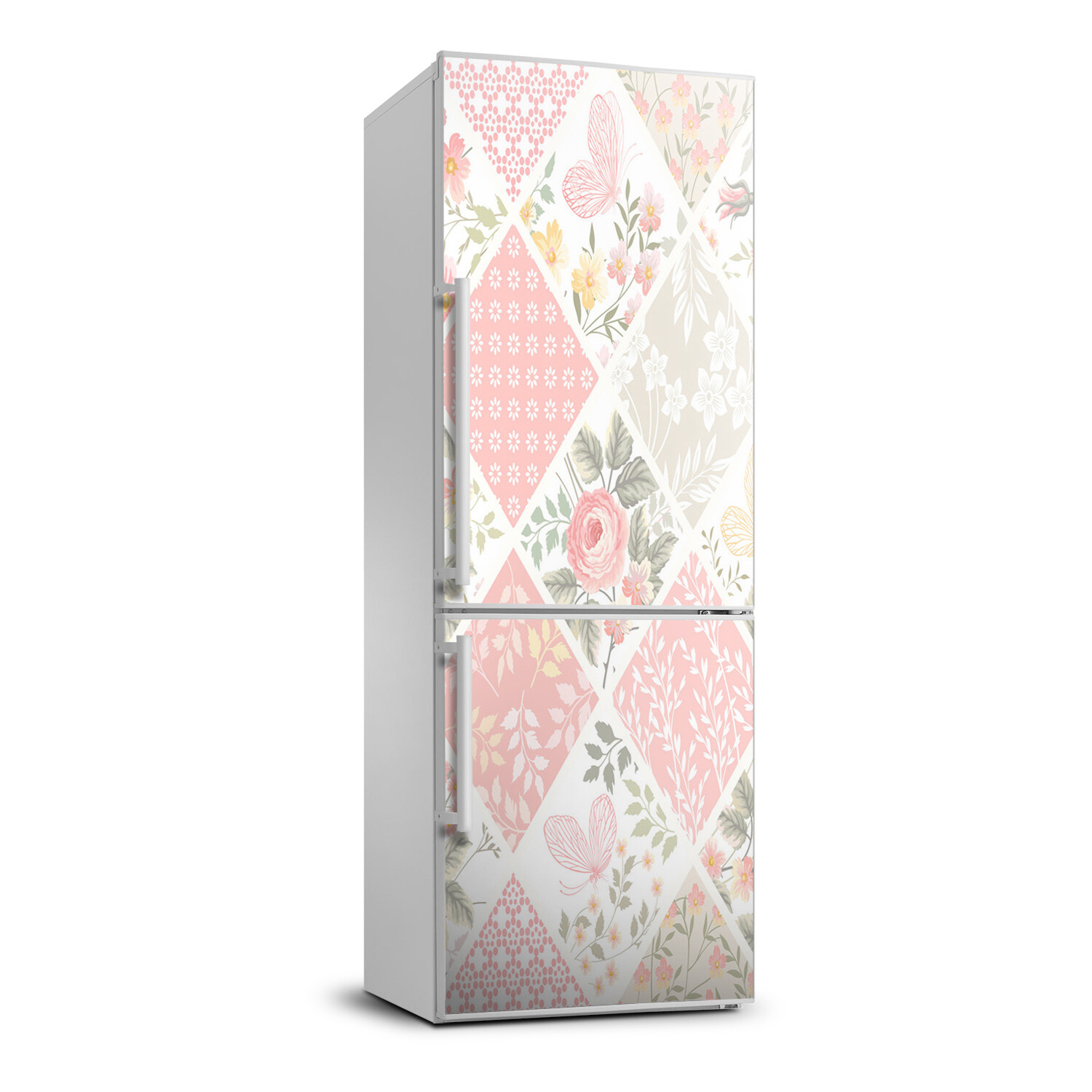 3D Refrigerator Wall Self Adhesive Removable Sticker Flowers Floral pattern