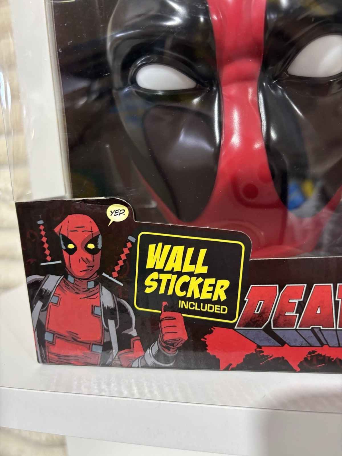 Deadpool 3D Deco Light LED Bulbs And Wall Sticker