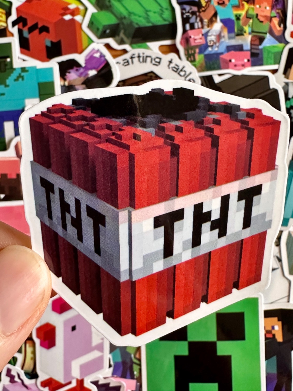 Minecraft Stickers, Gamer Console Movie Water Bottle Laptop Decals Gifts