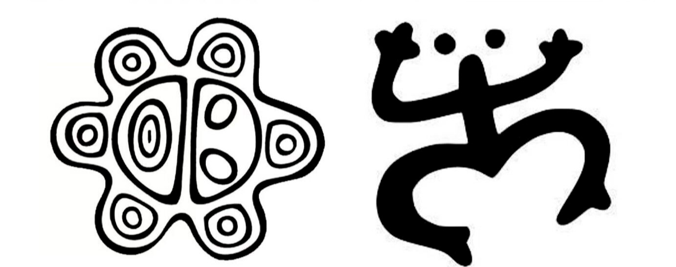 Sol Taino Coqui Taino Puerto Rico Two Black vinyl decals car Laptop Tablet