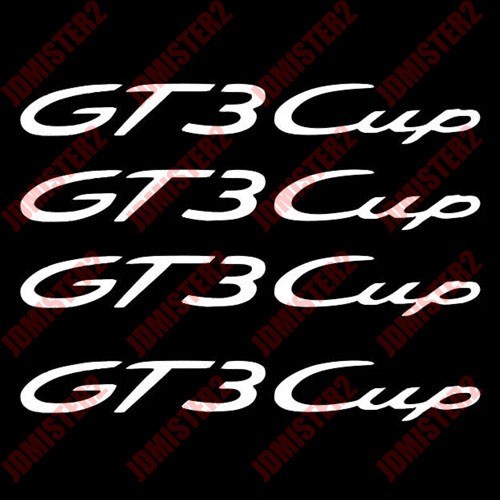 GT3 Cup GT3CUP Vinyl Sticker Decal 911 GT3rs – Any Size Any Color