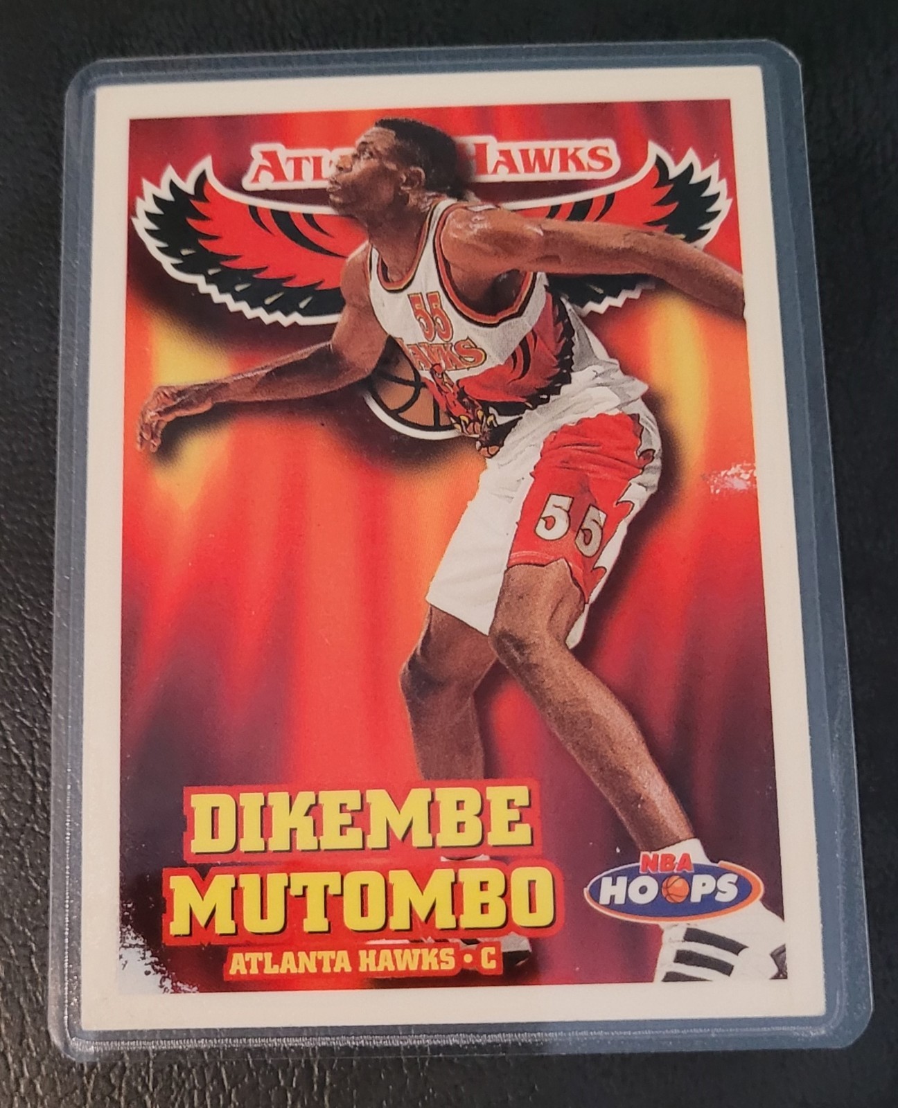 Dikembe Mutombo Basketball Card HOF Fridge/Locker/Cabinet Laminated Magnet