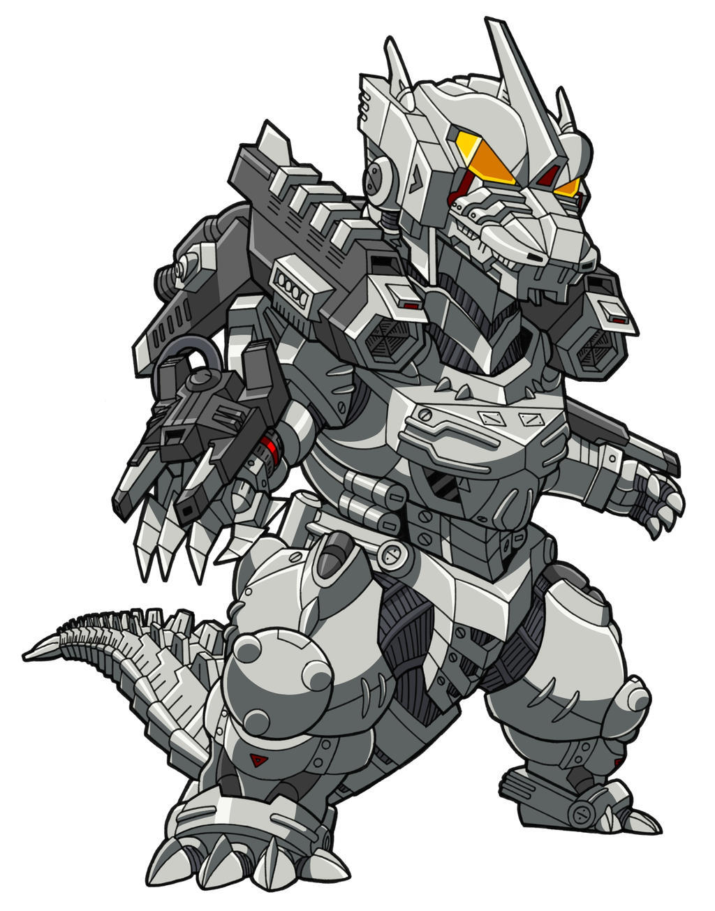 Mechagodzilla sticker godzilla skate cell laptop bumper vinyl decal