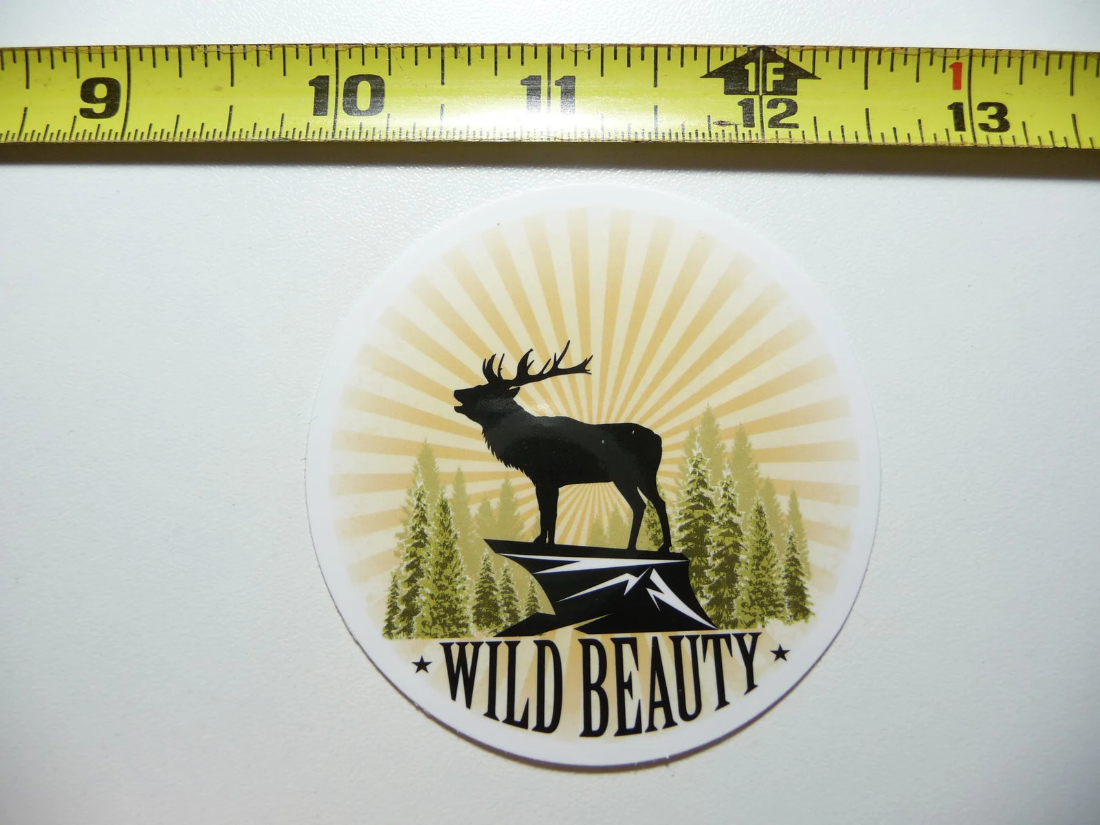 WILD BEAUTY ELK SMALL STICKER DECAL CAMPING S HIKE HIKING NATURE ADVENTURE