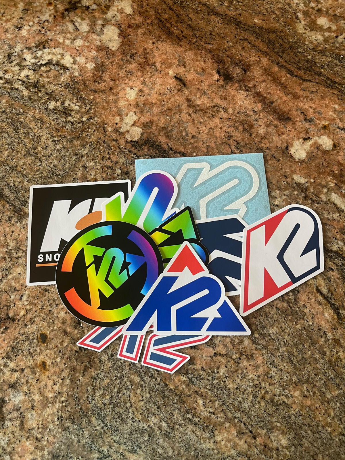 K2 Sticker Pack / Lot – 9 Ski Snowboard vinyl decals