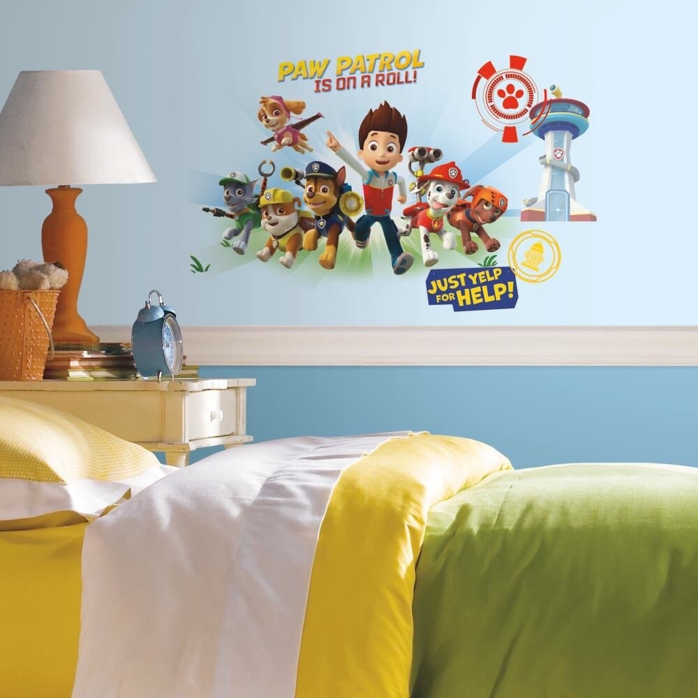 Paw Patrol GRAPHIX GIANT Wall Decals Zuma Rocky Skye Chase Marshall Rubble Decor