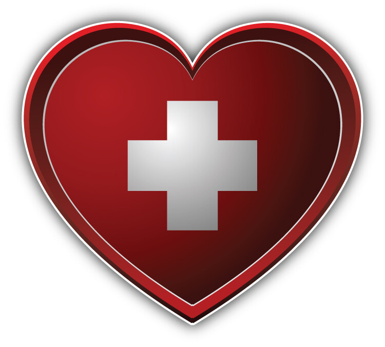 Switzerland World Flag Heart Car Bumper Sticker Decal
