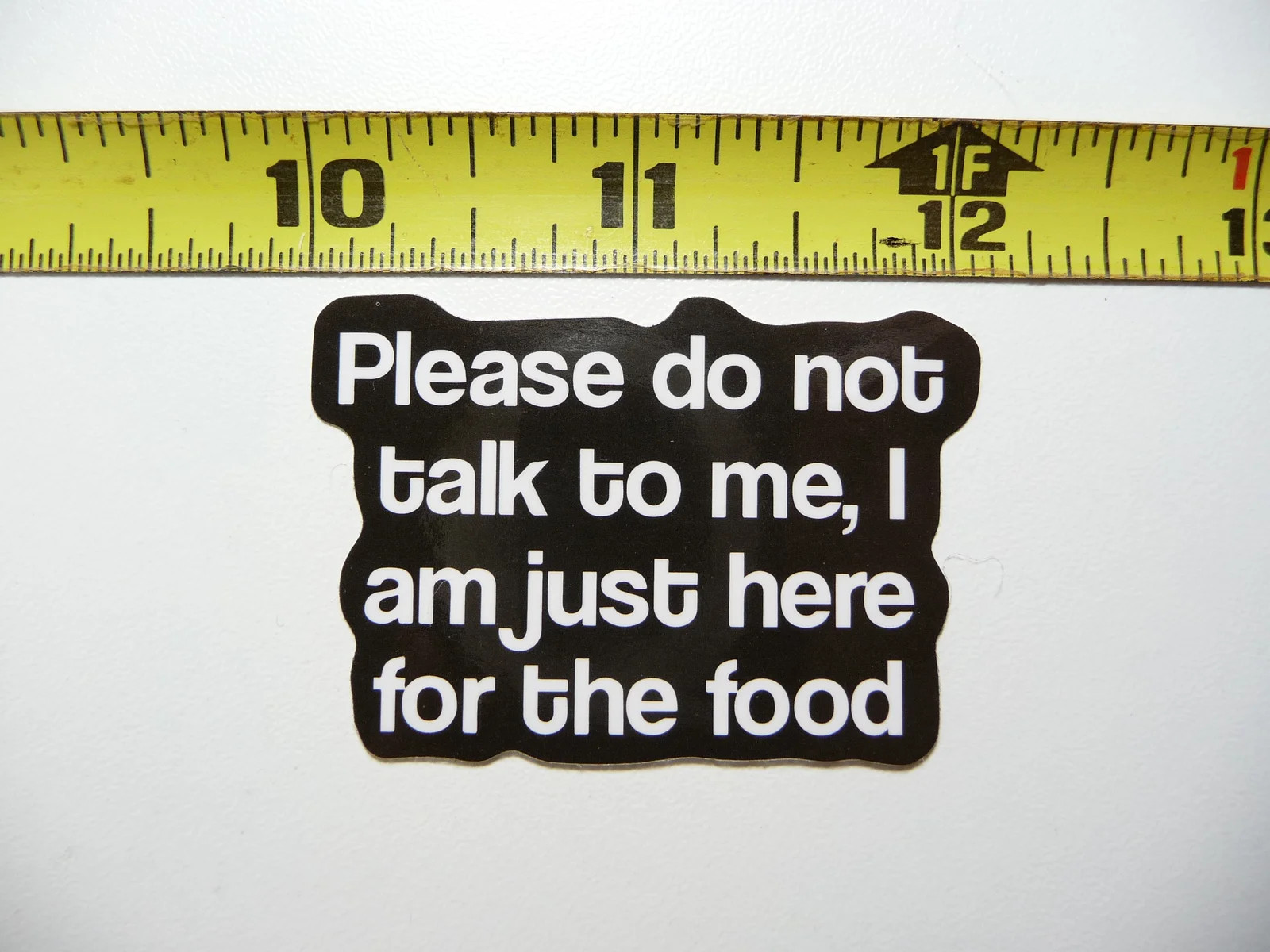 PLEASE DO NOT TALK TO ME SMALL STICKER DECAL FUNNY SARCASTIC SARCASM SAYING