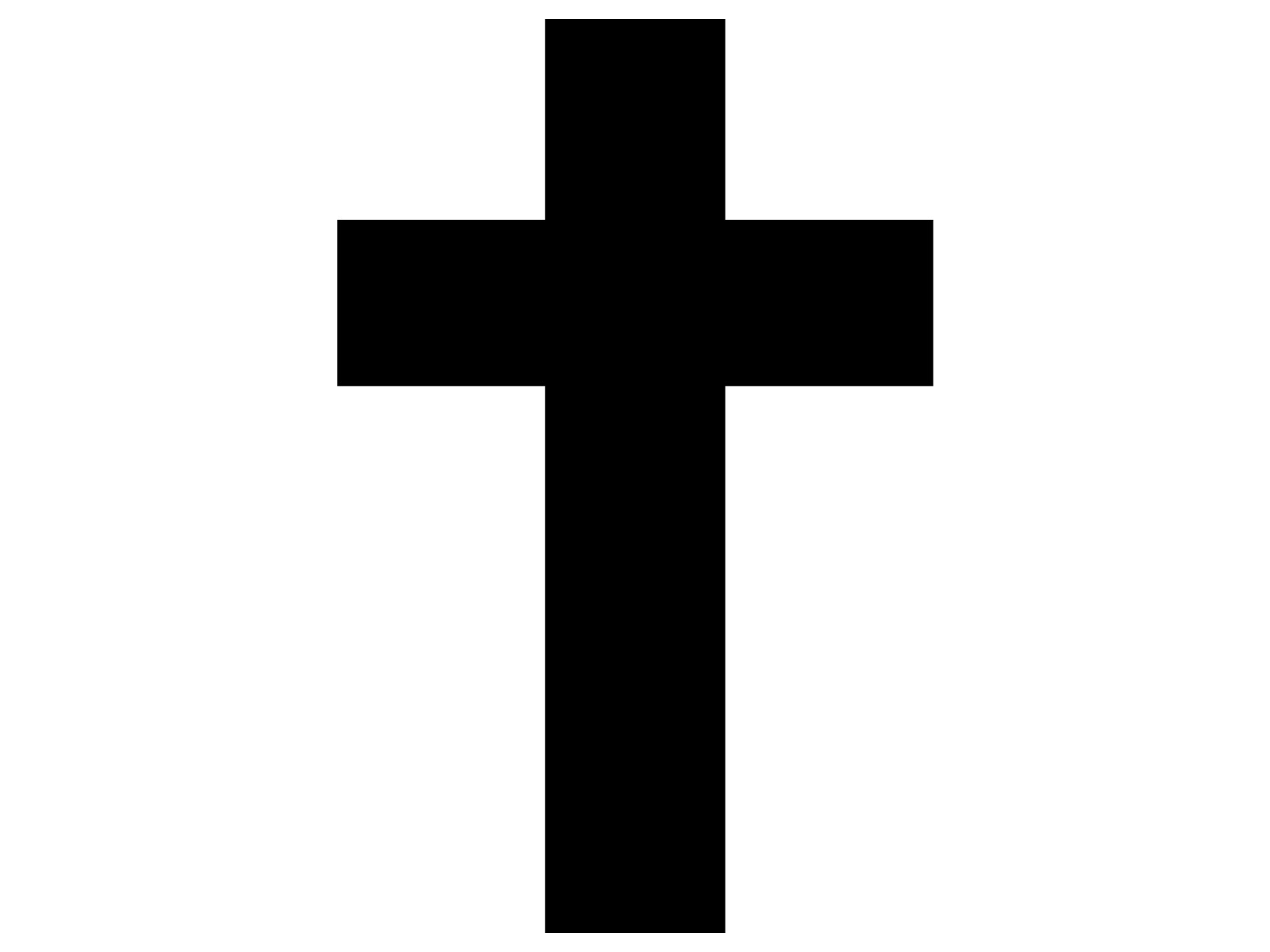Cross Vinyl Sticker Plain Simple Jesus Car Handmade Decal