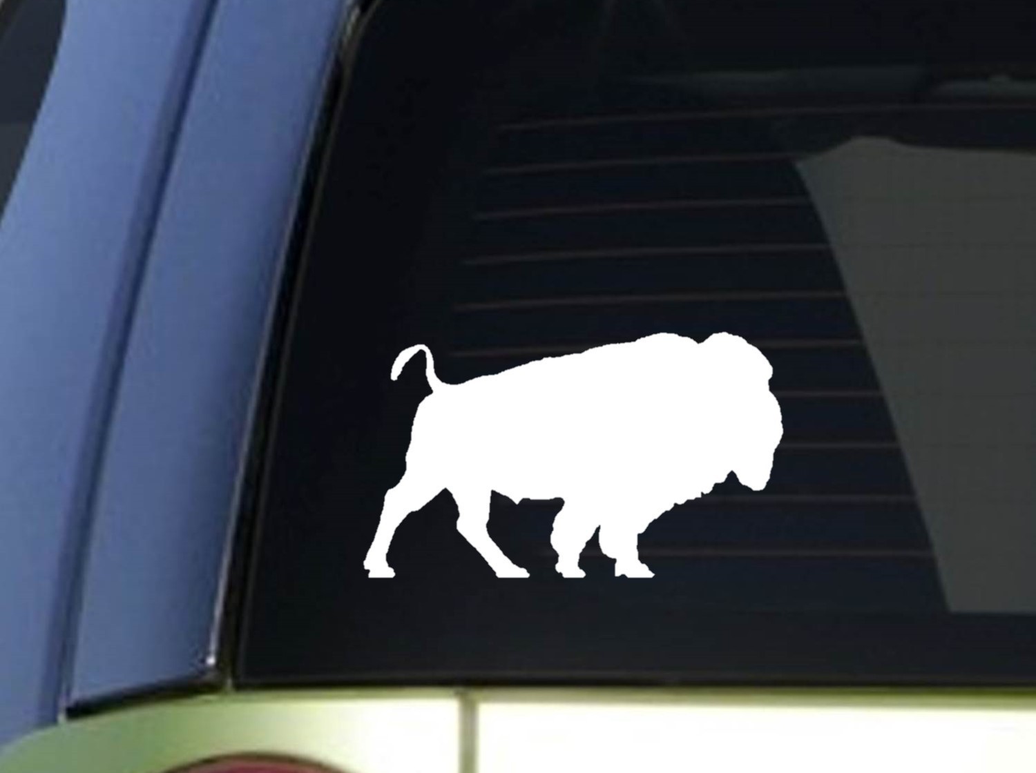 Buffalo Standing 2 *H939* 8 inch Sticker decal arrow head tomahawk yellowstone