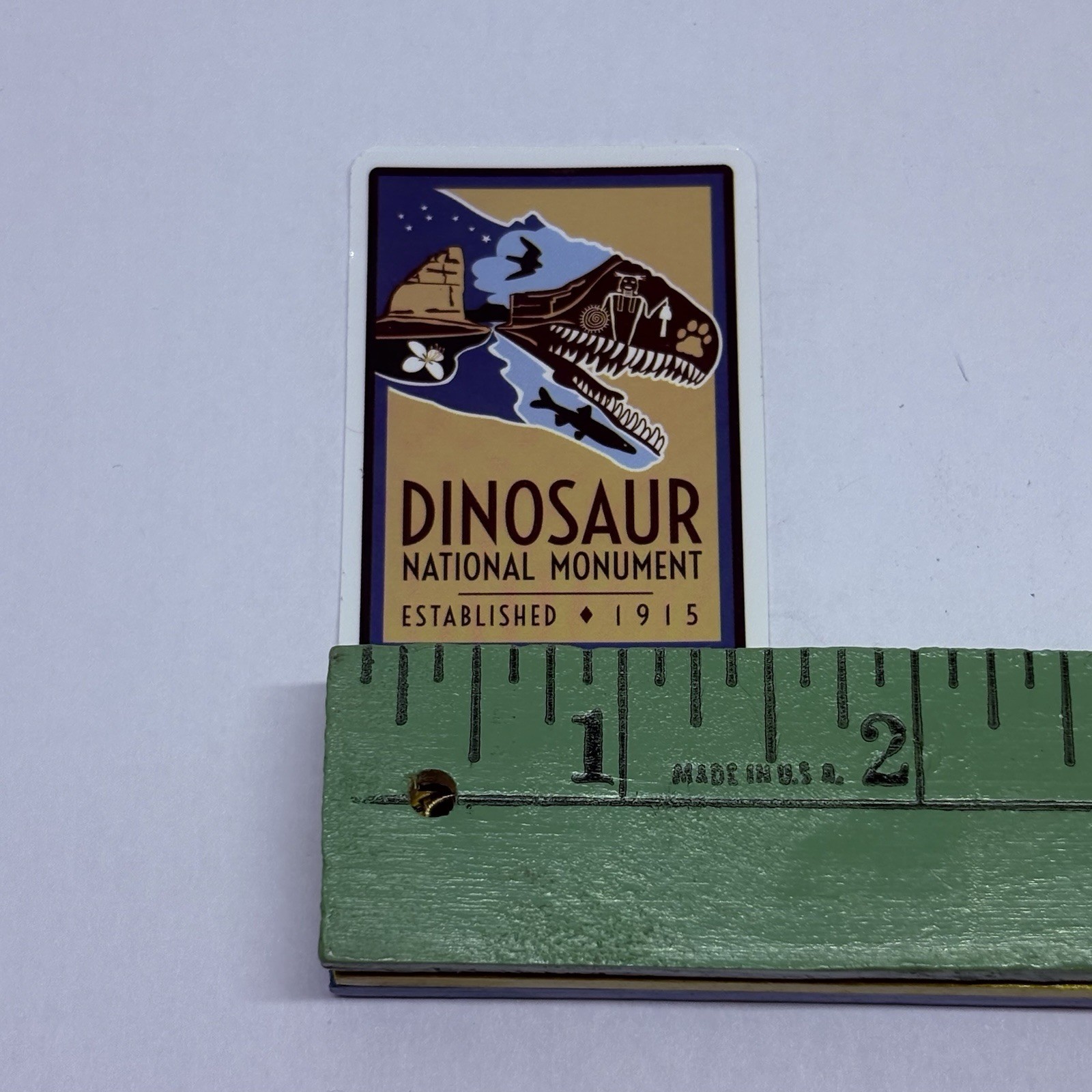 Dinosaur Natural Monument Sticker Utah Travel Decal Vinyl Souvenir Tc9