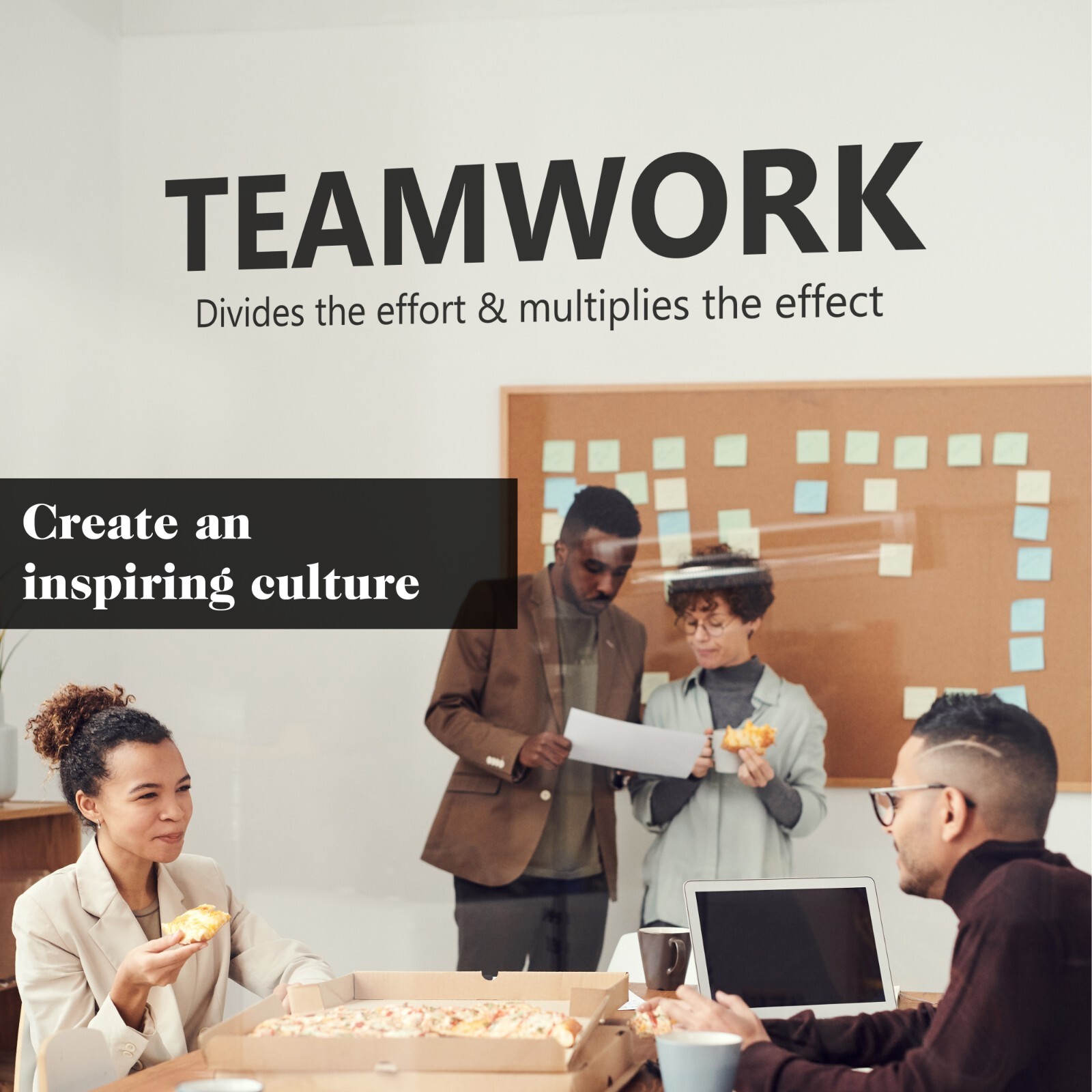 Teamwork Motivational and Inspirational Office Wall Decal Sticker Vinyl Quotes