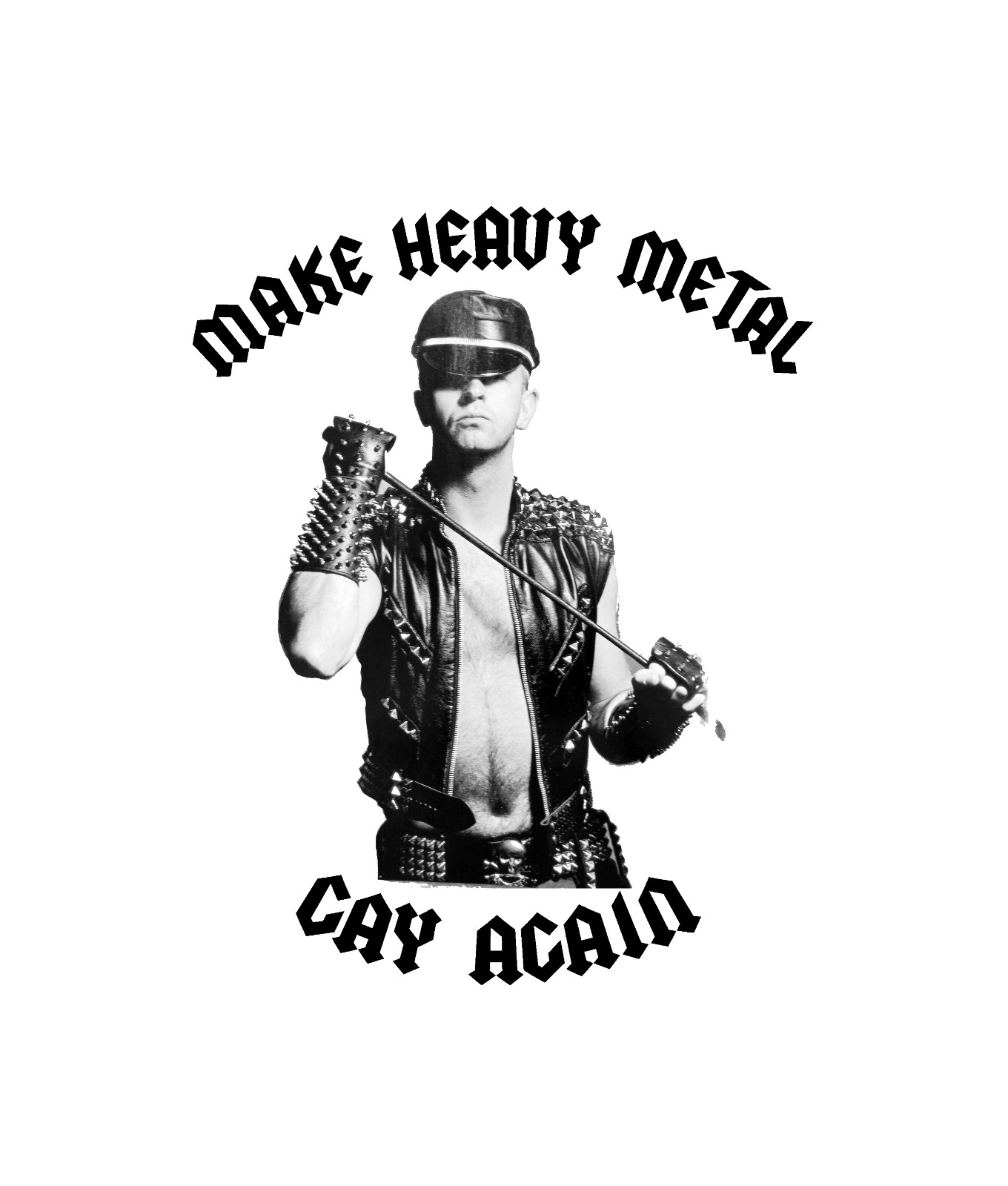 Make Heavy Metal Gay Again – Vinyl decal sticker LGBTQ Judas Priest Pride
