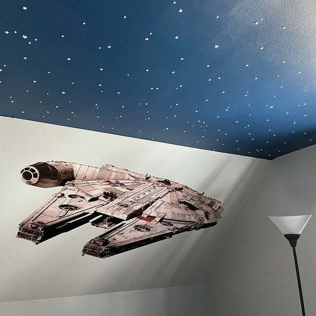 Millennium Falcon Full Color Decal, Star Wars Full color sticker, cn 074