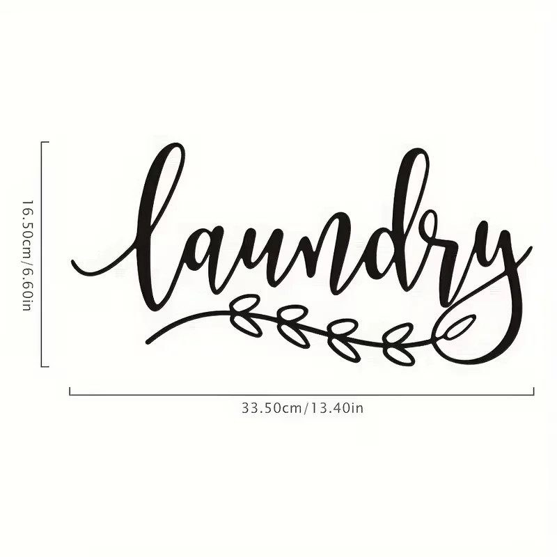 Laundry Room Sign Wall Decal Laundry Stickers Decal Quote Wall Art Stickers
