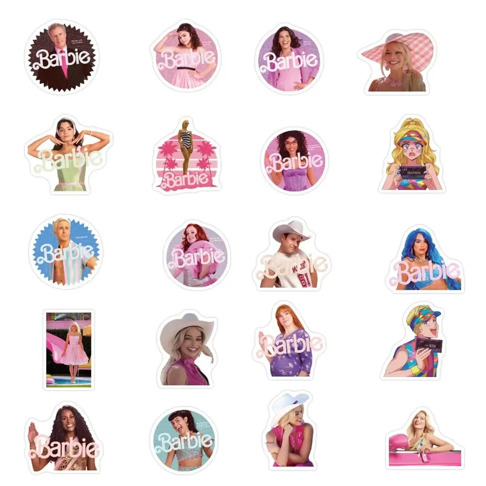 20+ BARBIE MOVIE Sticker Pack – Waterproof Vinyl – Laptop Waterbottle Phone Bike