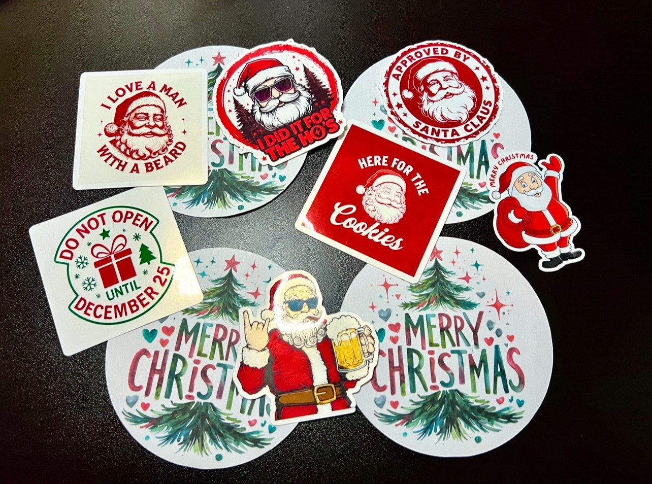 Custom Printed Stickers Vinyl Decals Waterproof Die Cut Matte Glossy Holo Logo