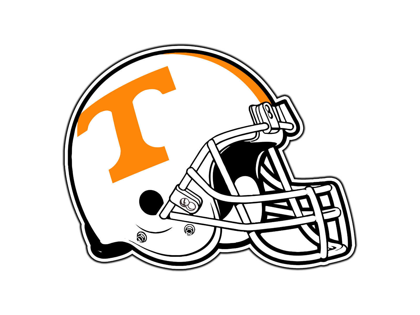 #421 Tennessee Vols Helmet Logo Waterproof Vinyl Sticker Decal Die-Cut