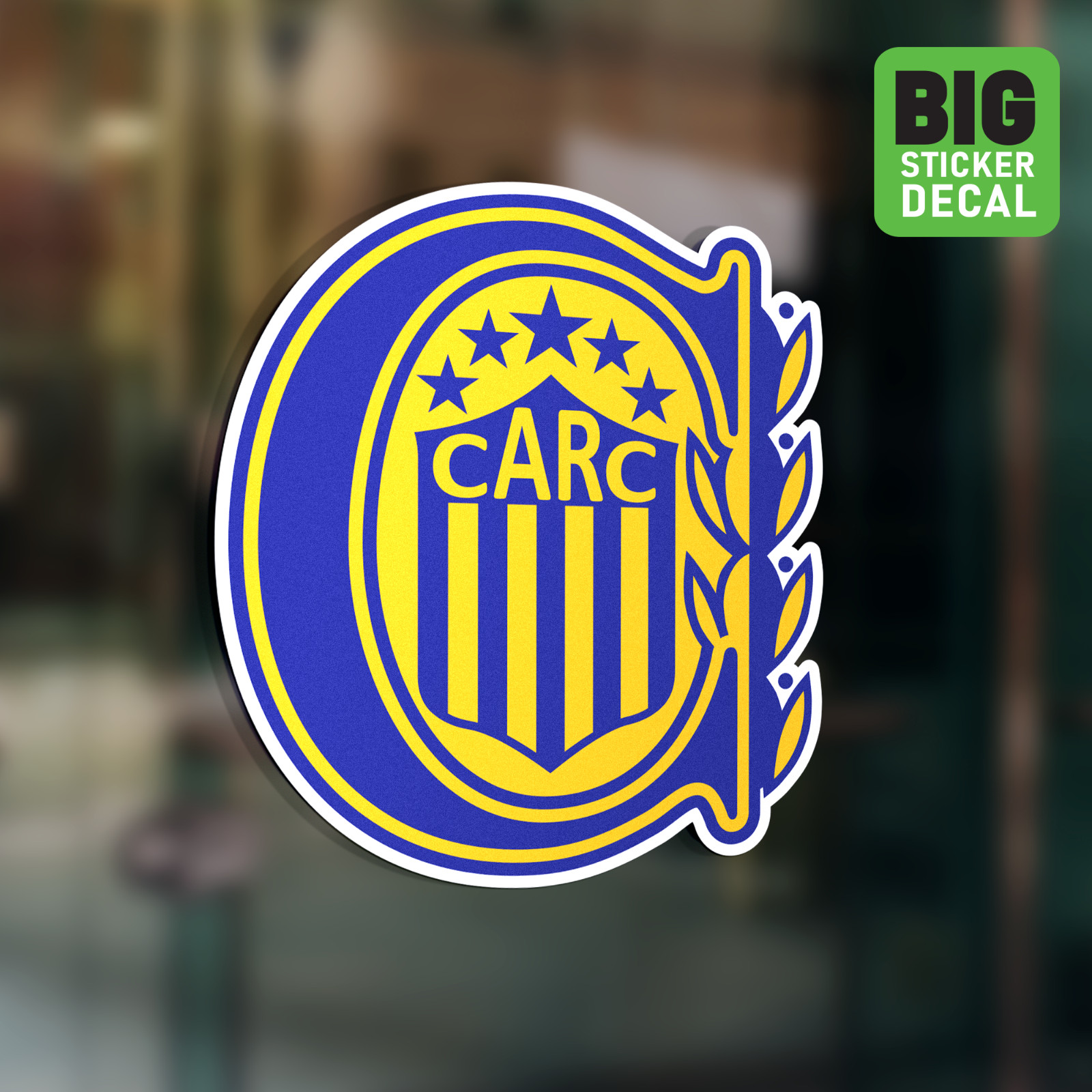 Rosario Central Big Laminated Vinyl Sticker Car Decal Calcomania Carro