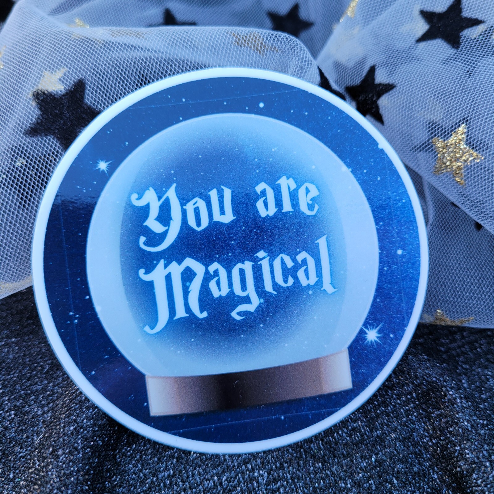 STKR021 You are Magical Vinyl Sticker -Wizard Witch Wizards Witches Mystical