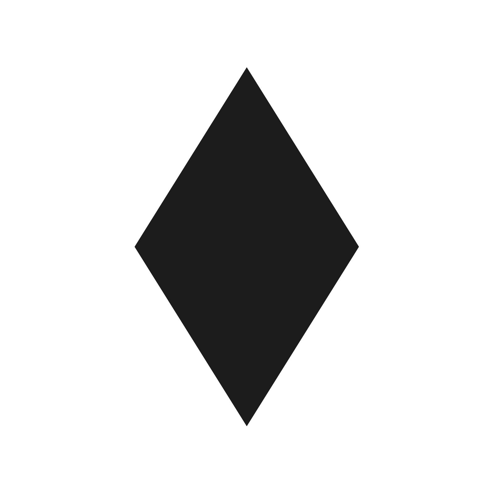 Diamond shape Vinyl Decal Car Window Diamond symbol Sticker