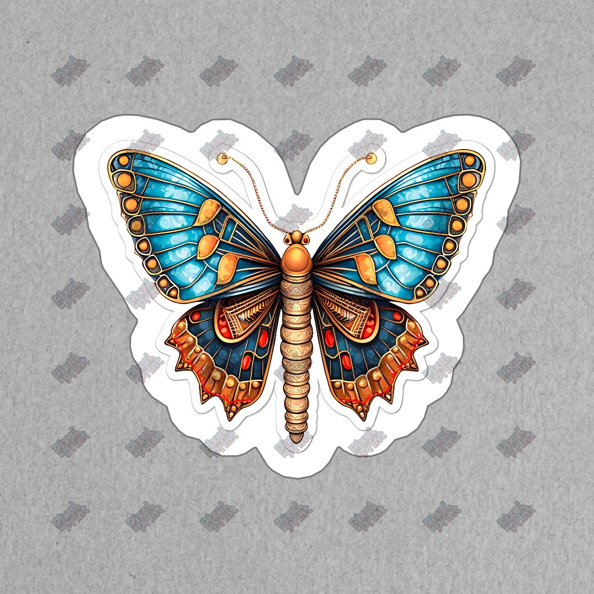 Colorful Butterfly Vinyl Sticker Decal Decorative Art for Home, #886232
