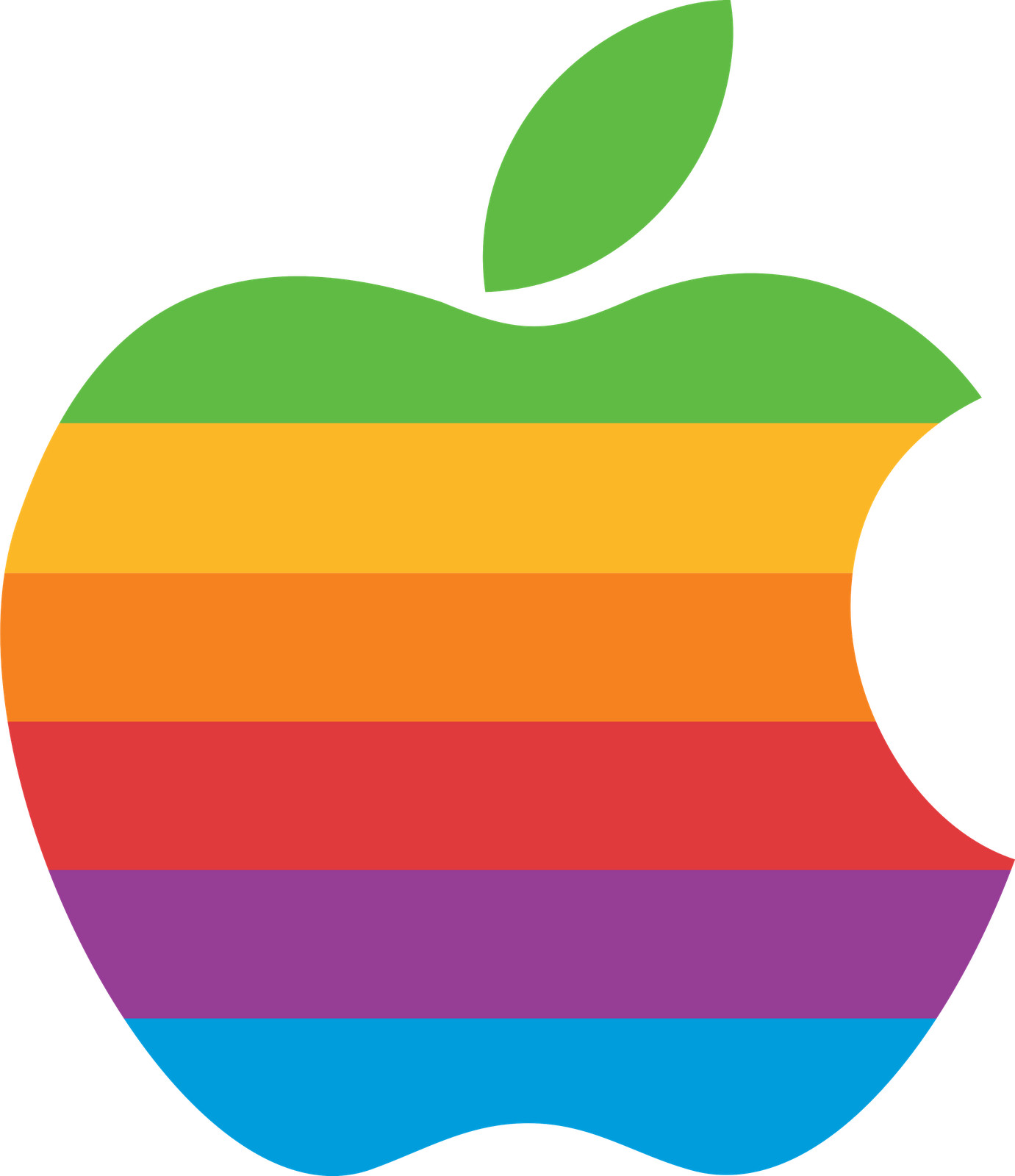 Apple computers logo weatherproof bumper vinyl decal