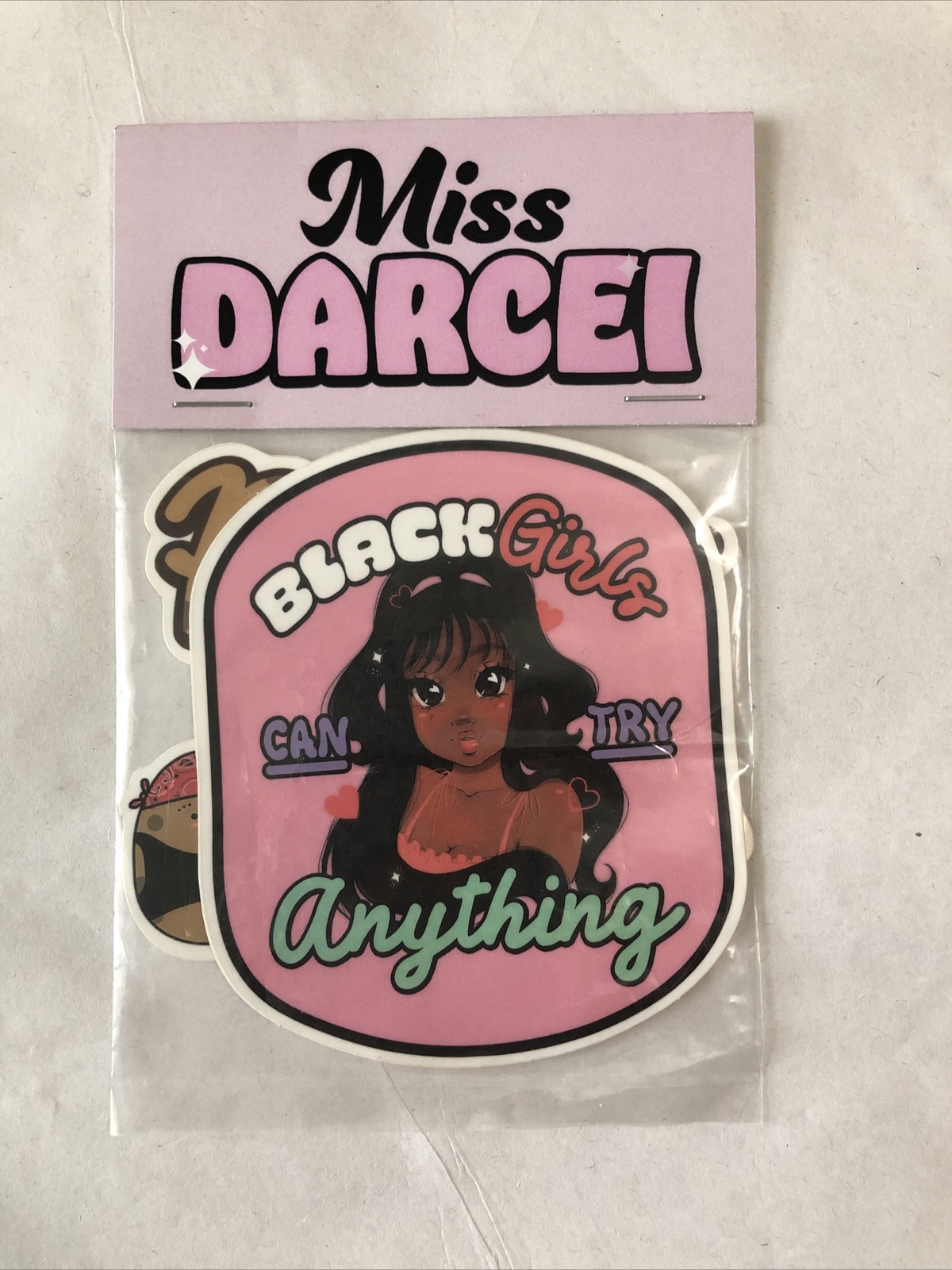 Miss Darcei Potato Gang Black Girls Can Try Anything Sticker Pack