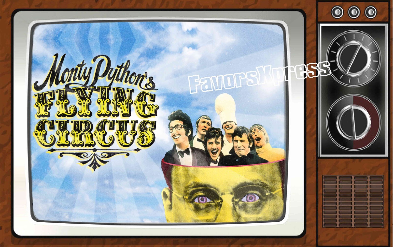 Monty Python’s Flying Circus Classic TV Show PHOTO MAGNET 4 X 2.5 INCHES
