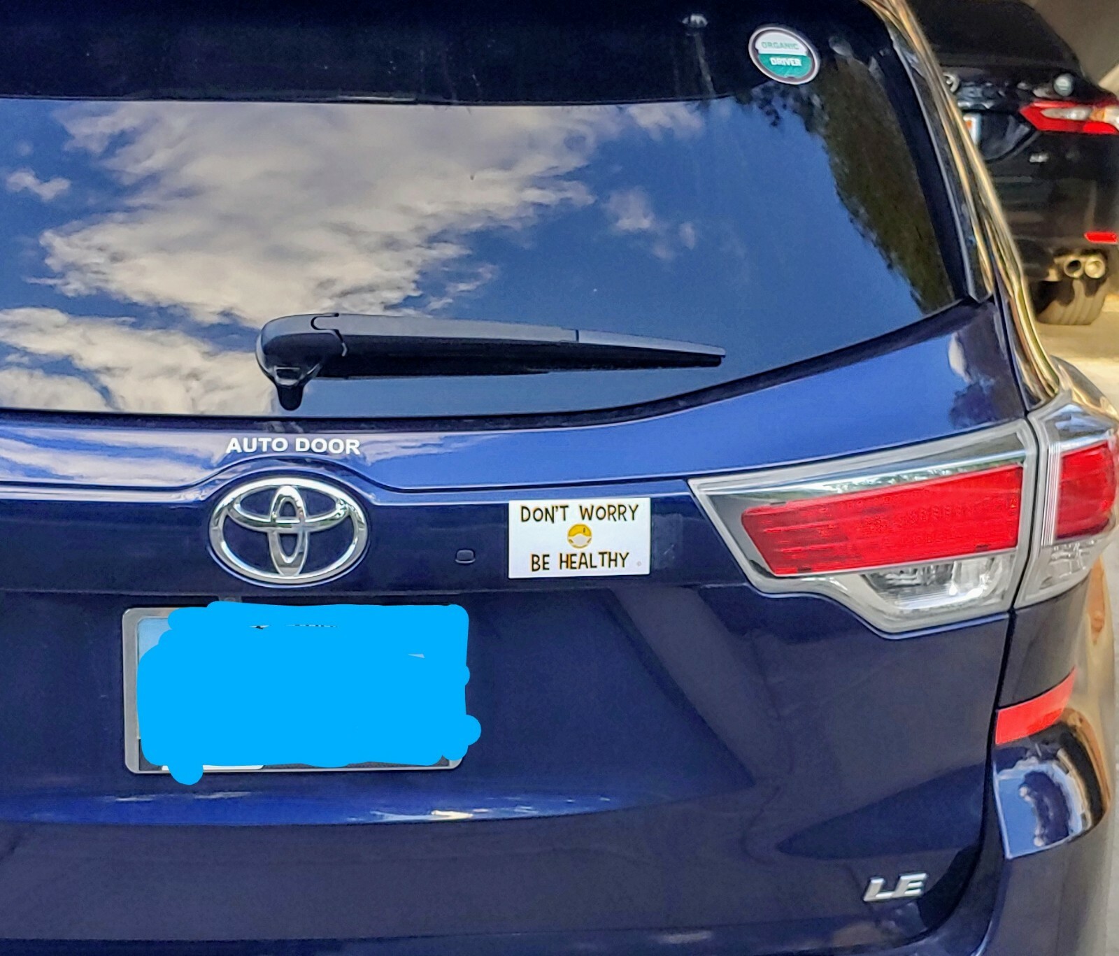 Social distance Bumper sticker don’t worry be healthy