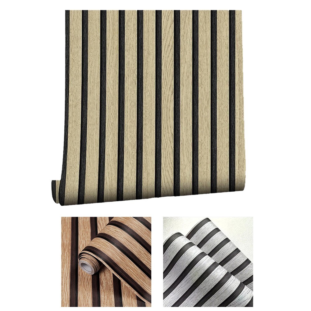 Transform Your For Walls with 45CM Waterproof PVC Imitation Wood Grain Stickers