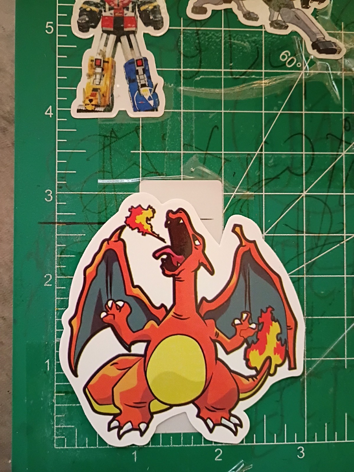 POKEMON STICKER XCHARIZARD 3X3 INCHES STICKER X VYNIL DIE CUT STICKER HIGH GLOSS