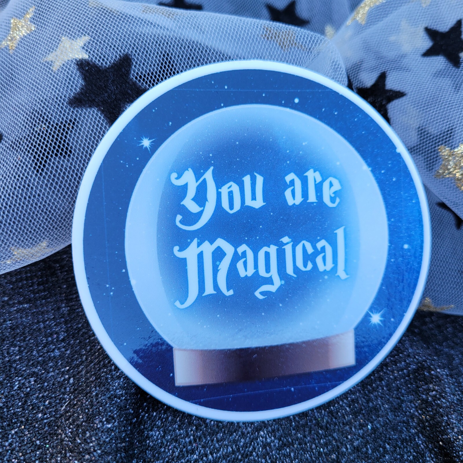 STKR021 You are Magical Vinyl Sticker -Wizard Witch Wizards Witches Mystical