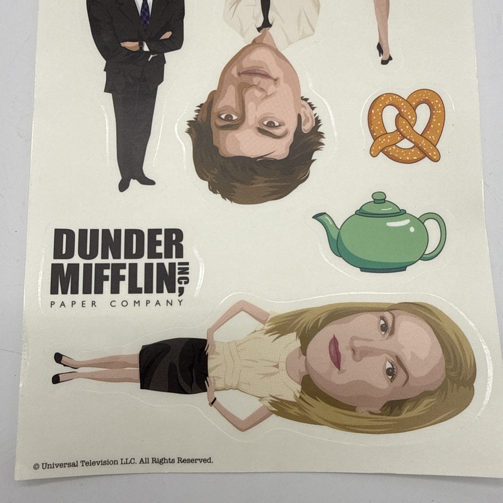 The Office Michael Scott Dunder Mifflin Dwight Sticker Sheet 10 Wall Decals