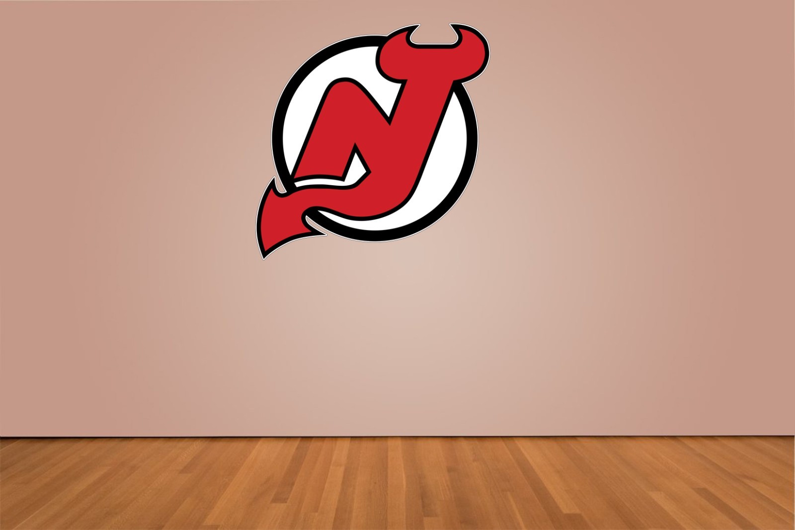New Jersey Devils Indoor Wall Vinyl Decal Sticker 5″ – 52″
