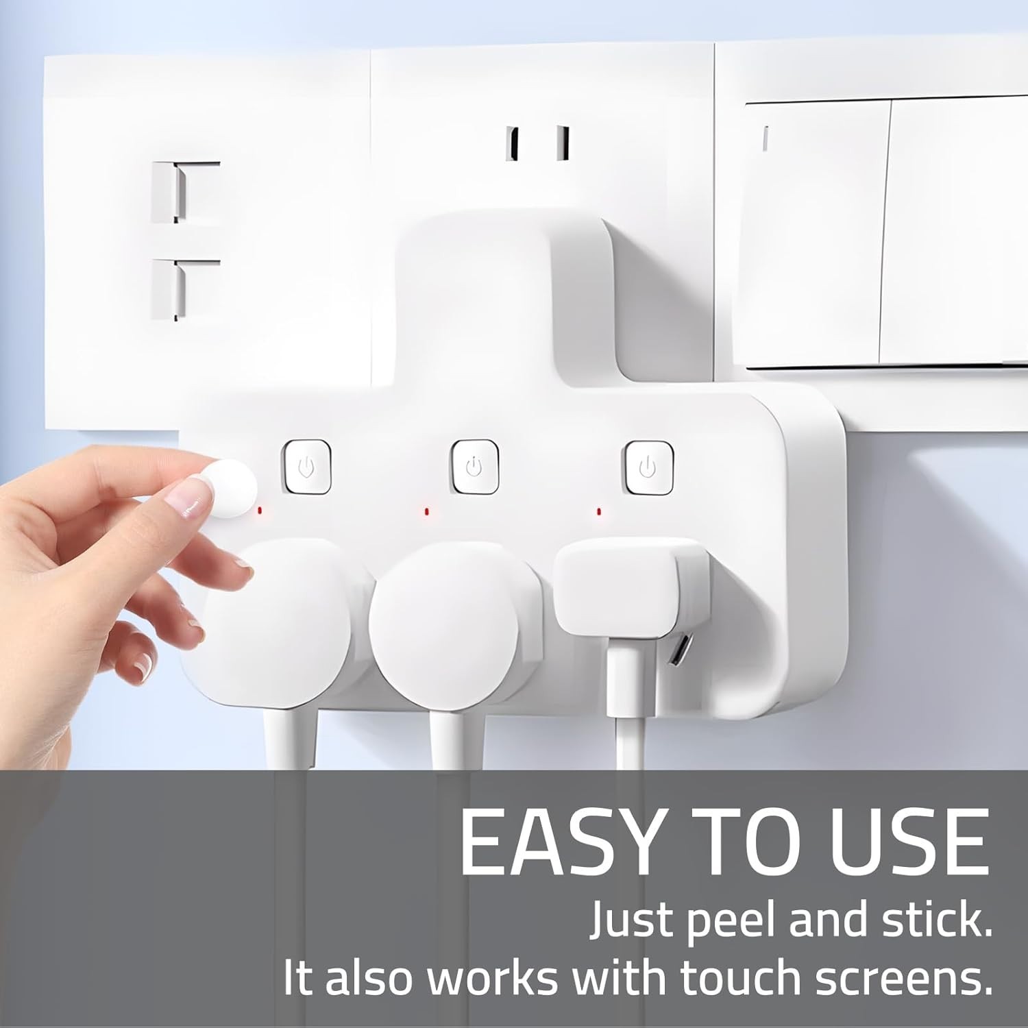 Peel-and-Stick LED Light Covers – 2 Sheet Set in Stylish Black and White