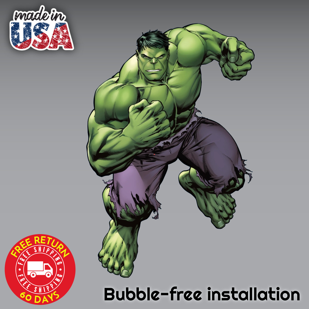 The Incredible Hulk DECAL STICKER CAR TRUCK VEHICLE WINDOW