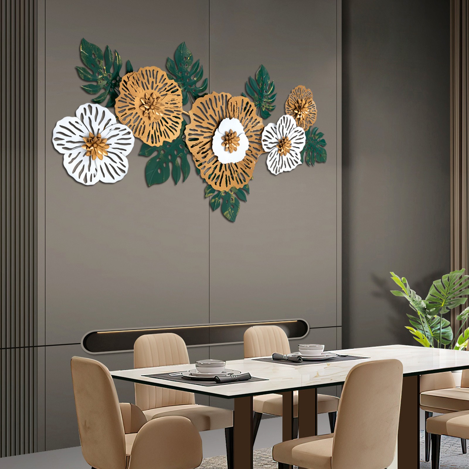 3D Flower Shaped wall Sticker decal Home Art decor Free Shipping !!!