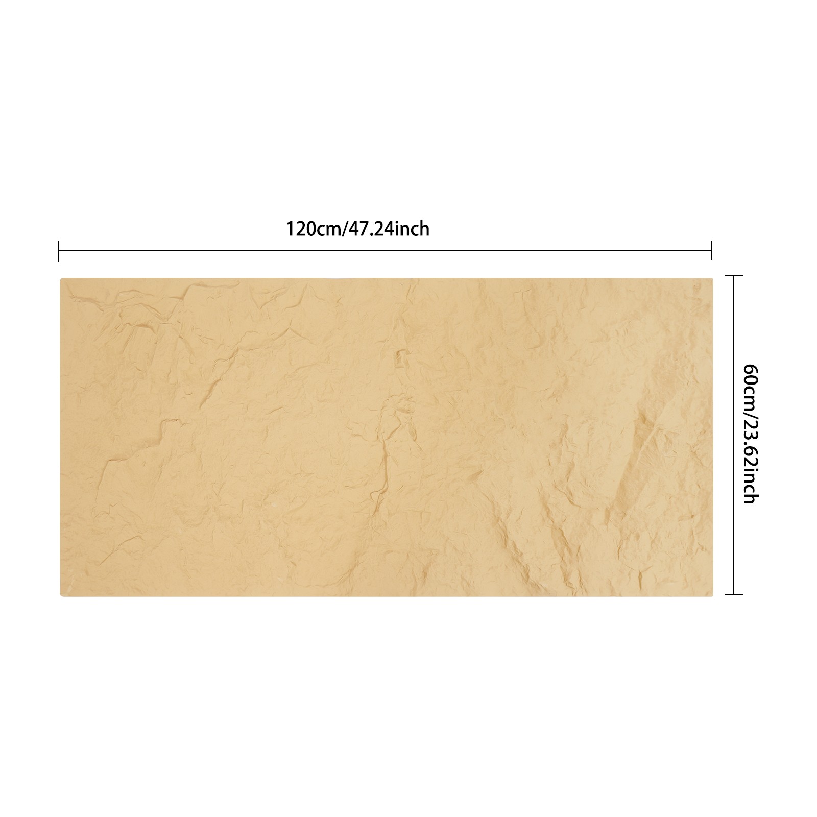 4PCS PU Wall Panels Decor Faux Stone Panel Decoration for Interior Home/Office