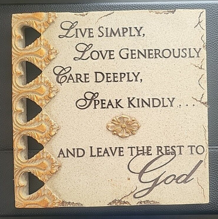 “Leave the Rest to God” Decorative Wall Mount By New View FREE SHIPPING!!!